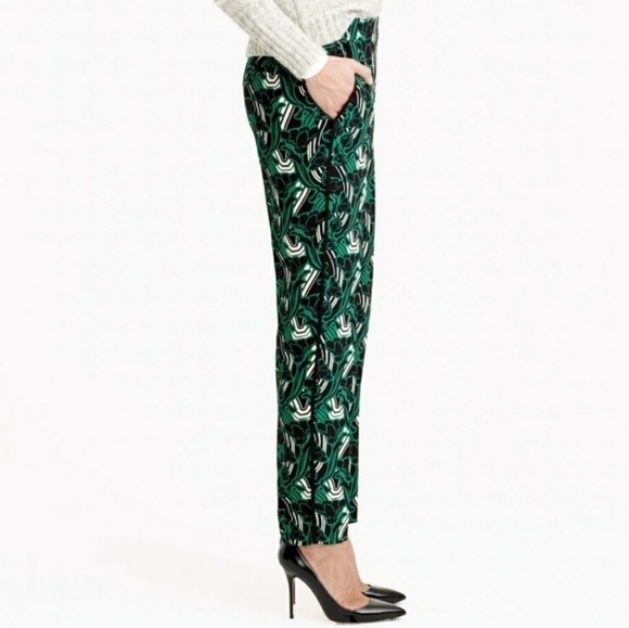 J.CREW tuxedo pant in retro floral - Picture 7 of 7
